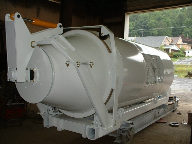 coated mushroom compost mixer in our shop
